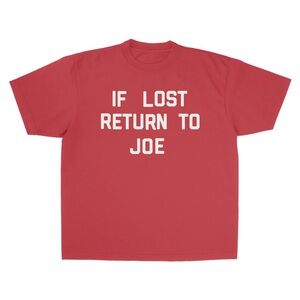 Joe Jonas Official Red Short Sleeve Tee